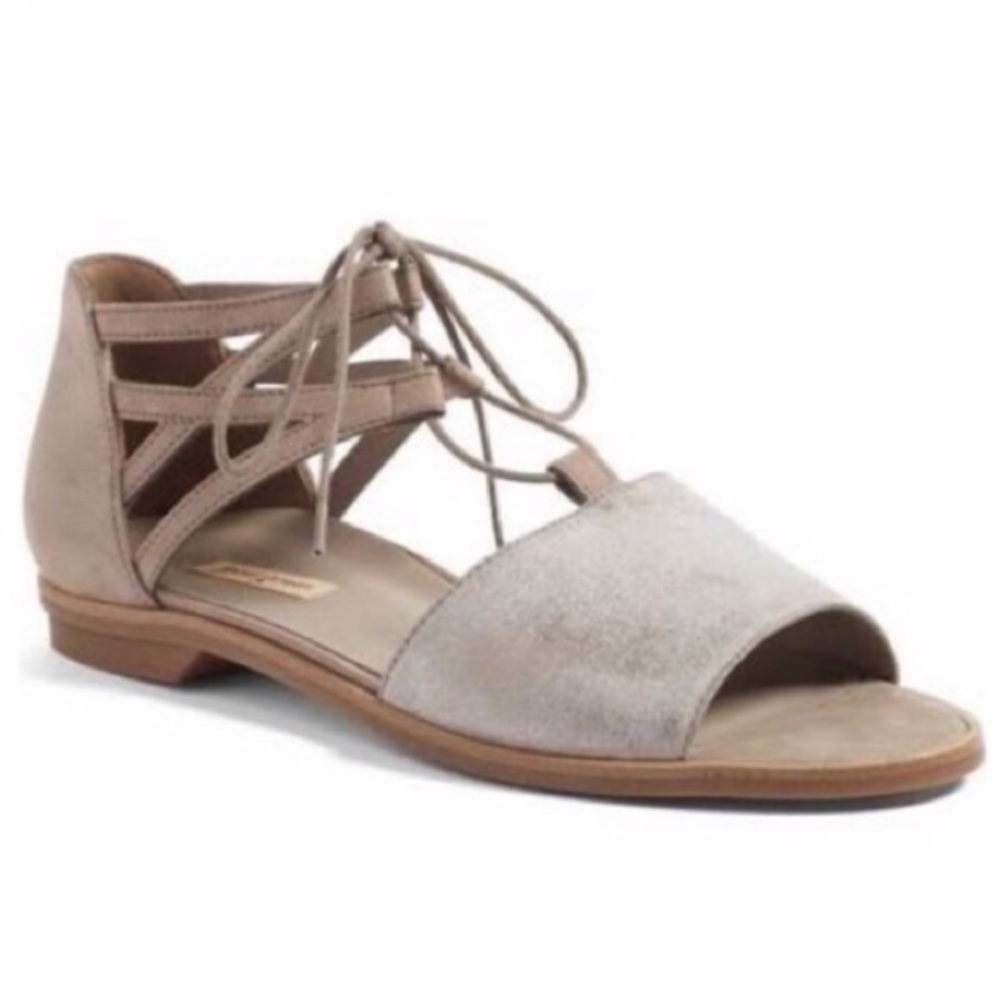 Paul Green Moreal Lace Up Ballet Flat Sandal